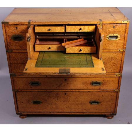 Sekretär Kommode mit Schubladen, Eiche, 1850 original 