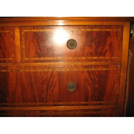 Original Edwardian große Kommode, Mahagoni, 1910