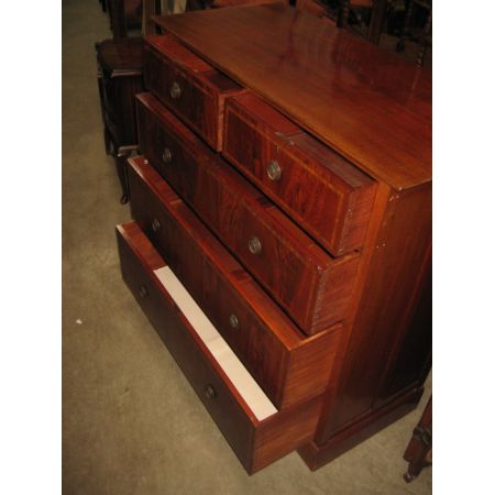 Original Edwardian große Kommode, Mahagoni, 1910