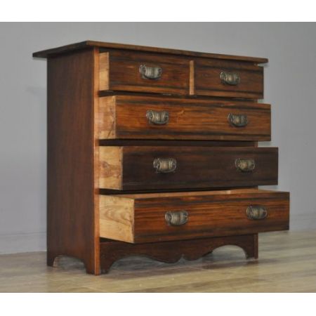 Englische Edwardianische antike Mahagoni Kommode,  18. Jahrhundert