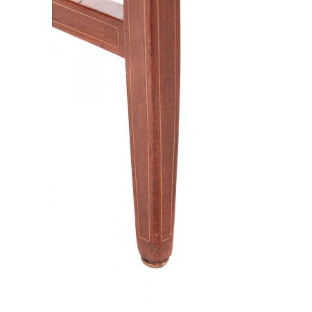 Original antiker Klavierhocker aus Mahagoni Massivholz, 1900