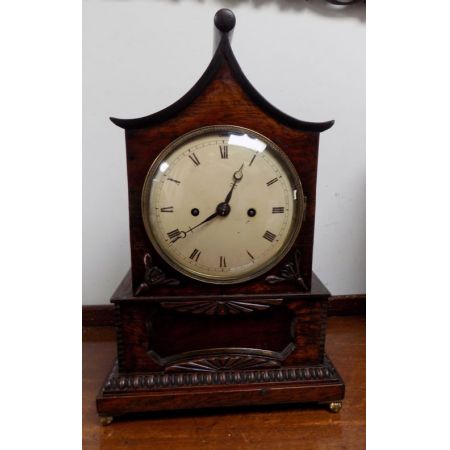 Antike englische Standuhr, Palisanderholz, 1880