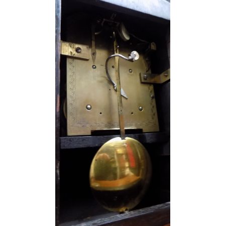 Antike englische Standuhr, Palisanderholz, 1880