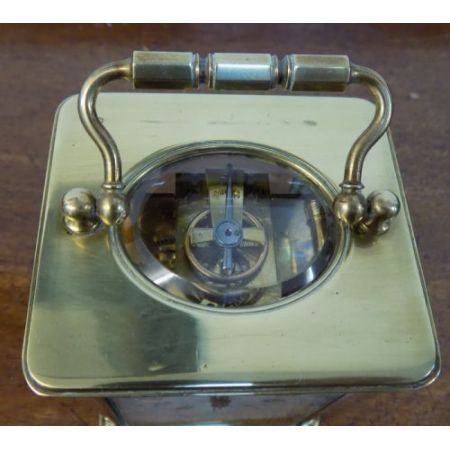 Wundervolle original antike Uhr aus Messing, tragbar, 1900