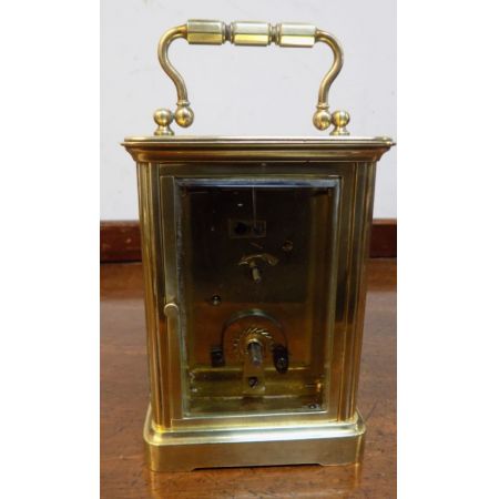 Wundervolle original antike Uhr aus Messing, tragbar, 1900