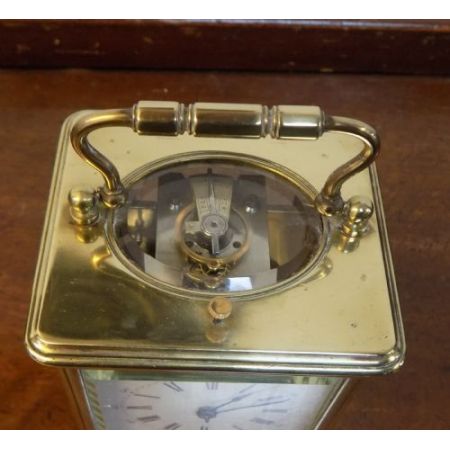 Englische antike Messinguhr, tragbar, 1920