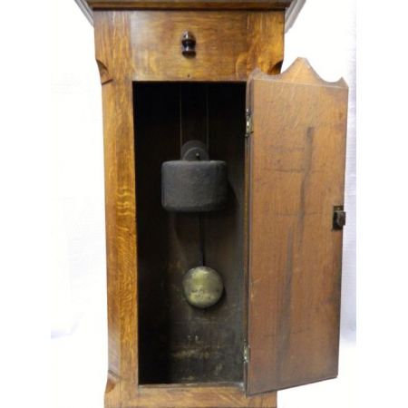 Britische original antike Tavernenuhr aus Eiche, Bosworth von Nottingham, 1850