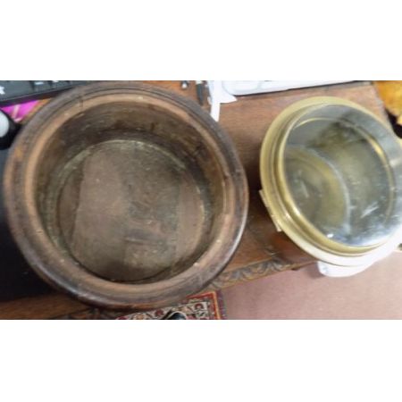 Antike original englische Schiffsuhr mit Kettenlaufwerk, 1910