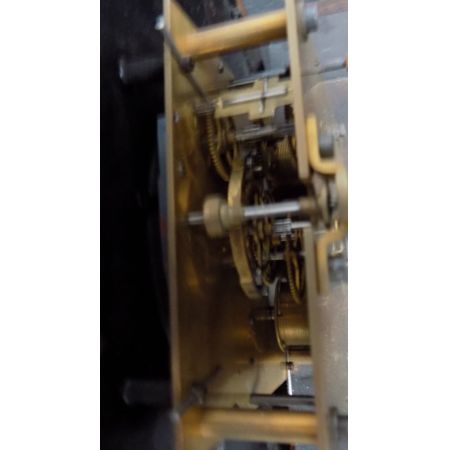 Englische antike große Gustav Becker Wanduhr, Wien 1900, Walnuss