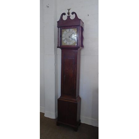 Georgianische original antike Standuhr, 18. Jahrhundert