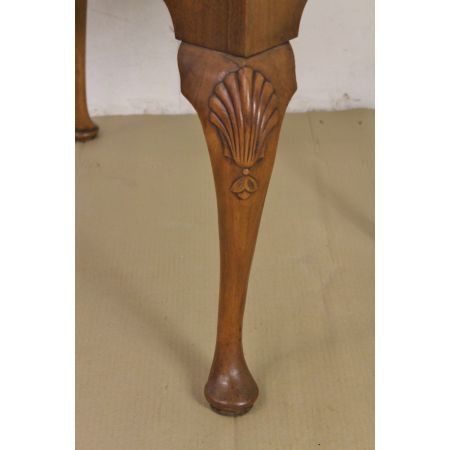 Queen Anne Nussbaum Sekretär antik 1900