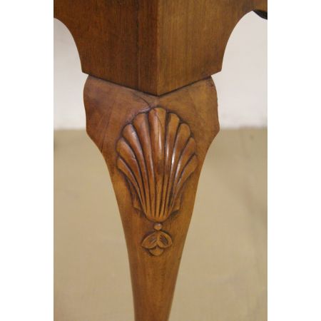 Queen Anne Nussbaum Sekretär antik 1900