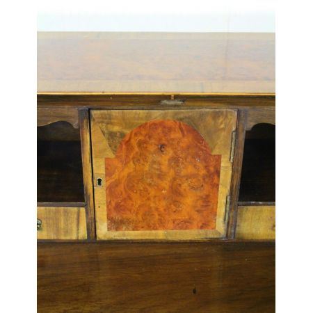 Queen Anne Nussbaum Sekretär antik 1900