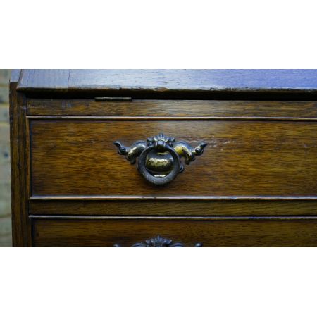 Antiker Sekretär aus Eichenholz, Original 1912