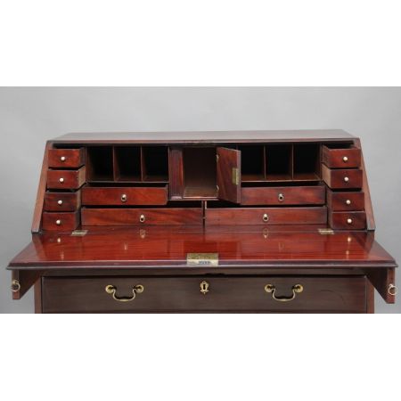 Antiker Sekretär, Massivholz Mahagoni, Georgian 1780 Original