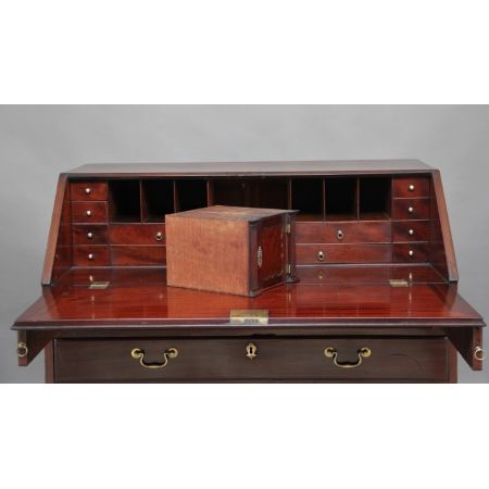 Antiker Sekretär, Massivholz Mahagoni, Georgian 1780 Original