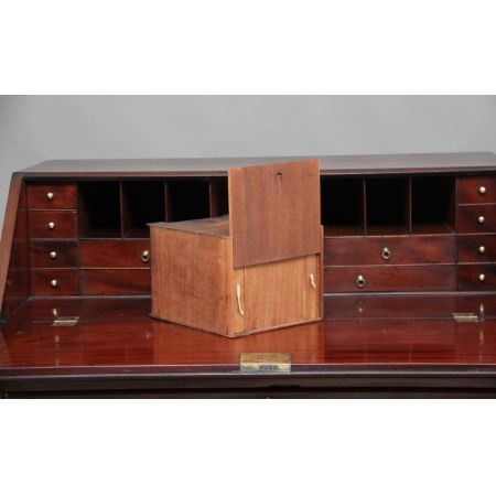 Antiker Sekretär, Massivholz Mahagoni, Georgian 1780 Original