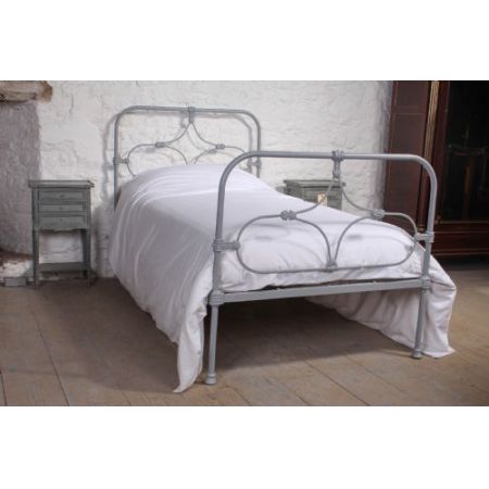 Antikes original englisches Bett aus Eisen, 1900