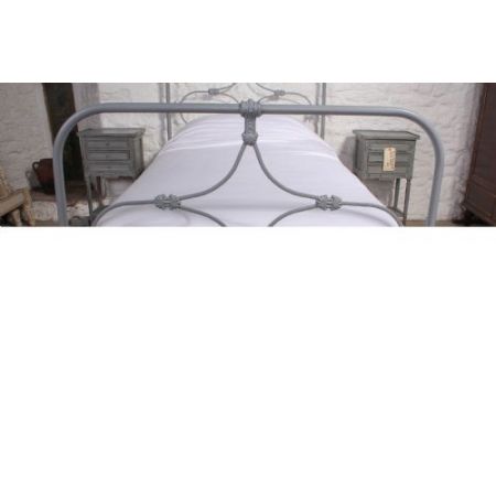 Antikes original englisches Bett aus Eisen, 1900