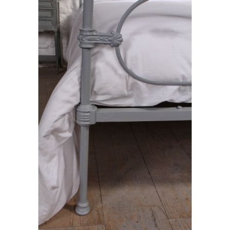 Antikes original englisches Bett aus Eisen, 1900