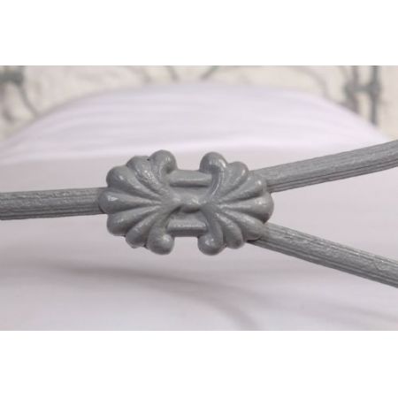 Antikes original englisches Bett aus Eisen, 1900