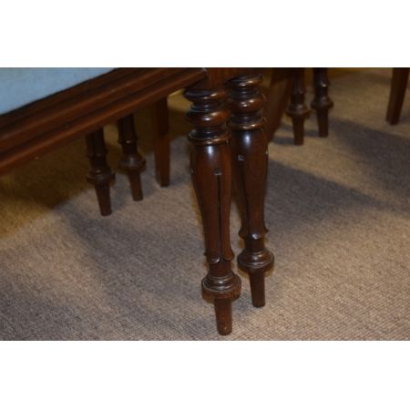 Original antike 6 Esszimmerstühle, Palisanderholz, 1850