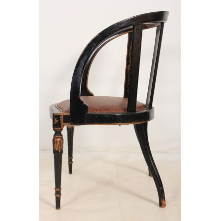 Original antike asiatische Stühle Armstühle Massivholz lackiert 1920 japanisch chinesisch