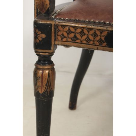 Original antike asiatische Stühle Armstühle Massivholz lackiert 1920 japanisch chinesisch