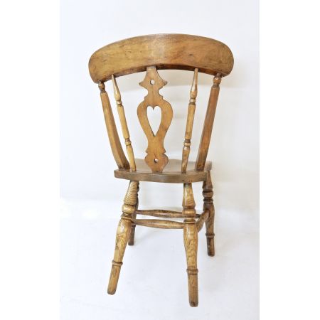 Original viktorianische Massivholz Windsor Esszimmerstühle Stühle 1850