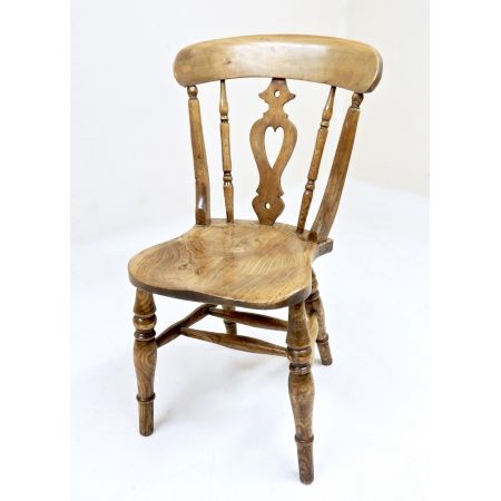 Original viktorianische Massivholz Windsor Esszimmerstühle Stühle 1850