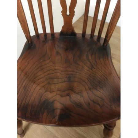 6 original antike Ulme Landhaus Stühle Esszimmerstühle Massivholz 1920