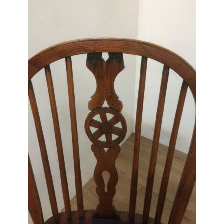 6 original antike Ulme Landhaus Stühle Esszimmerstühle Massivholz 1920