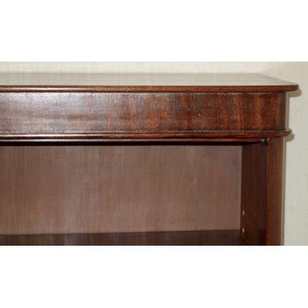 Schöner original viktorianischer Bücherschrank / Bücherregal Massivholz Mahagoni 1850 