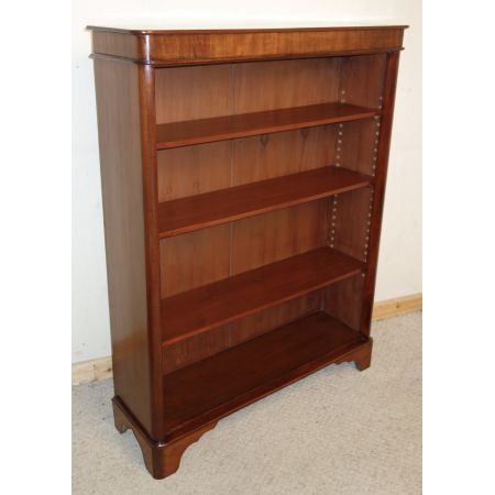 Schöner original viktorianischer Bücherschrank / Bücherregal Massivholz Mahagoni 1850 