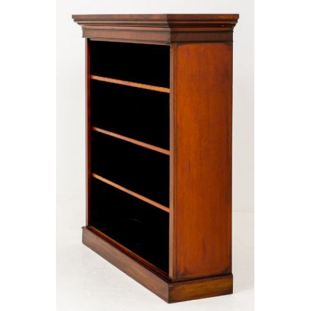 Original viktorianischer Massivholz Mahagoni Bücherschrank / Bücherregal 1860