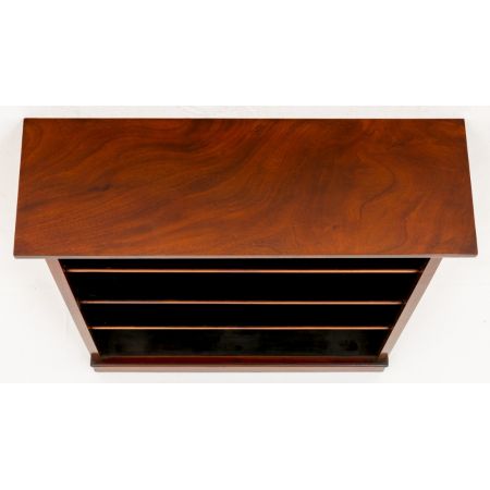 Original viktorianischer Massivholz Mahagoni Bücherschrank / Bücherregal 1860