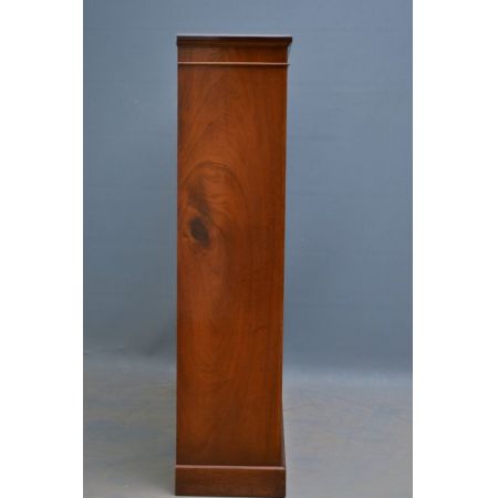 Victorian mahogany open bookcase