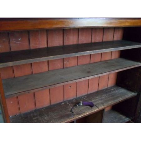 Beeindruckender original viktorianischer Mahagoni Massivholz Bücherschrank 1850