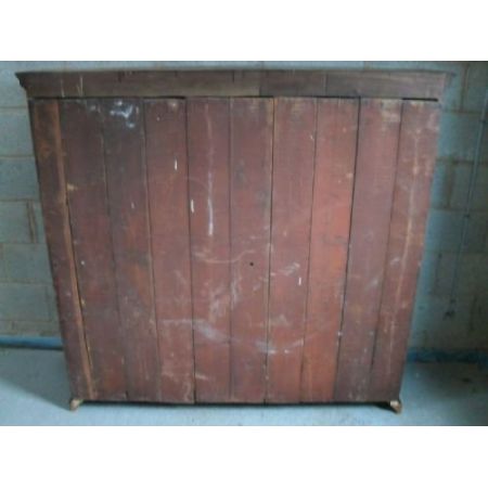 Beeindruckender original viktorianischer Mahagoni Massivholz Bücherschrank 1850