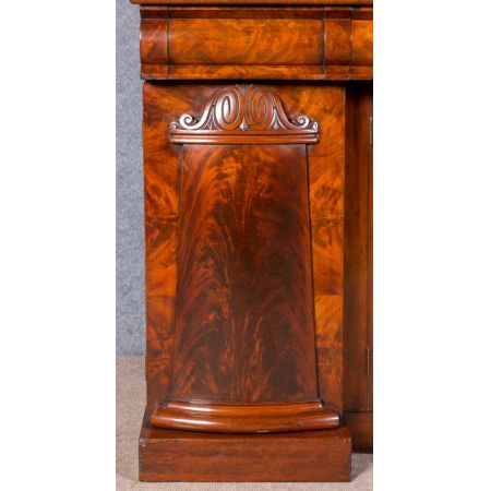 Viktorianisches antikes Breakfront Mahagoni Sideboard Massivholz 1850