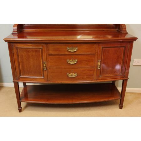 Edwardianisches antikes Sideboard Buffetschrank Mahagoni Massivholz 1900