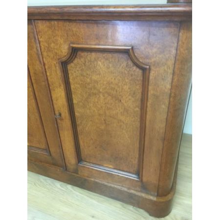 Original viktorianisches Eiche Massivholz Sideboard 1870