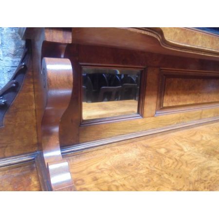 Edwardianisches Massivholz Eiche Sideboard antik Dresser 1890