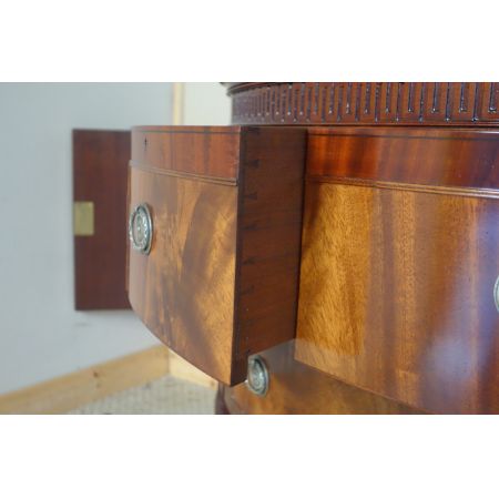 Original antike Waring & Gillow Mahagoni Massivholz Kommode 1900