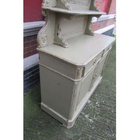 Original antikes französisches lackiertes Sideboard / Buffetschrank Massivholz 1900