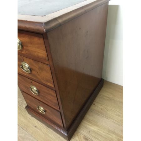 Original antiker Mahagoni Massivholz Schreibtisch ca 1850