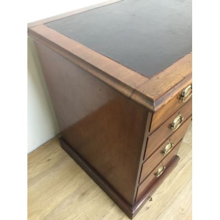 Original antiker Mahagoni Massivholz Schreibtisch ca 1850