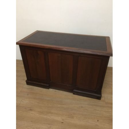 Original antiker Mahagoni Massivholz Schreibtisch ca 1850