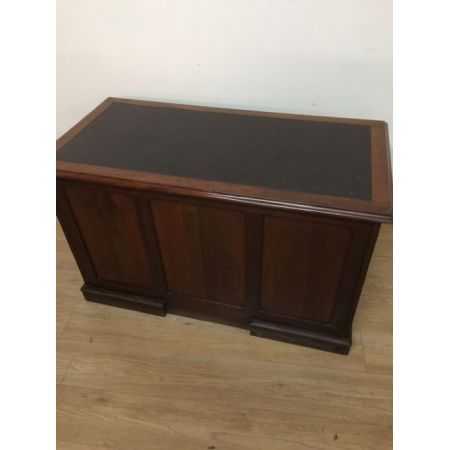 Original antiker Mahagoni Massivholz Schreibtisch ca 1850