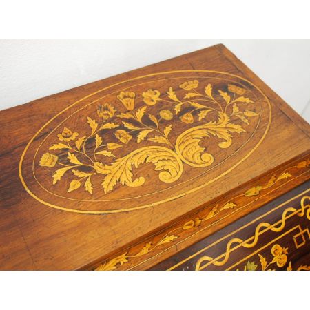 Ungewöhnlicher original antiker niederländischer Cylinder Desk Sekretär Palisander 1830